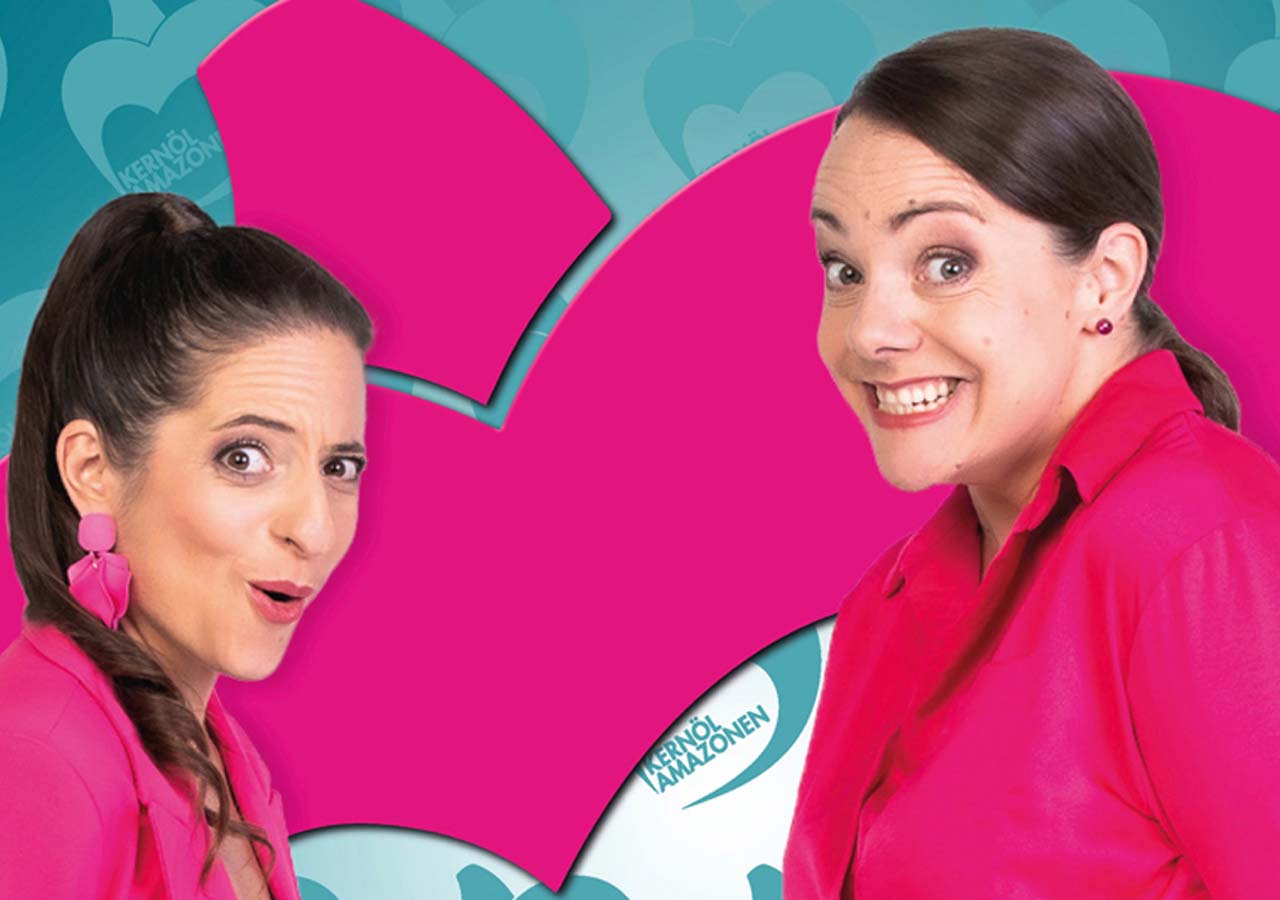 2 Frauen pink gekleidet